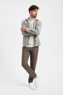 Chino Wool Look | Brown Wool Look